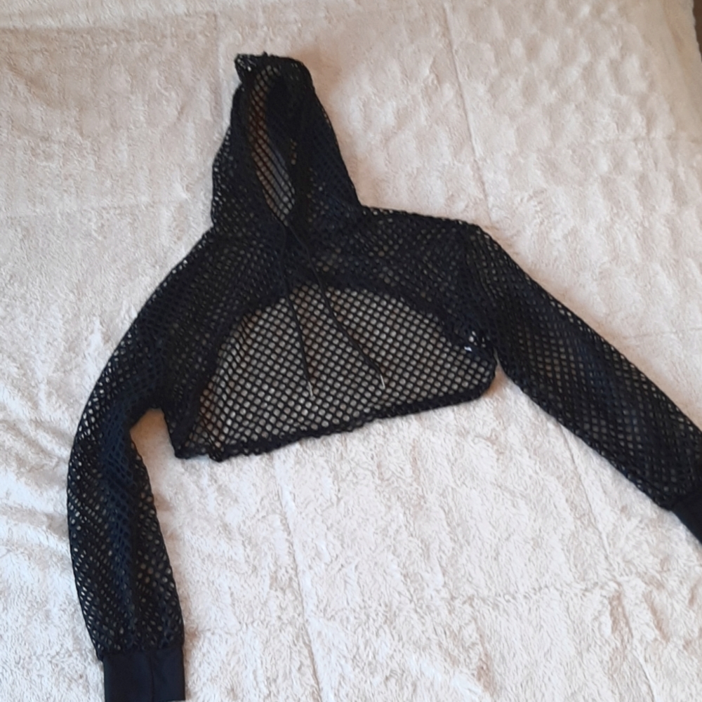 New fishnet hoodie